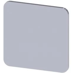 Siemens 3SU1900-0AF81-0AA0 Plaquette De Repérage Autocollant, Carré (L X L) 22 Mm X 22 Mm Sans Inscription Argent 10 Pc