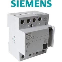 Interrupteur Différentiel Tétrapolaire 30mA 63A Type AC - SIEMENS - SIEMENS
