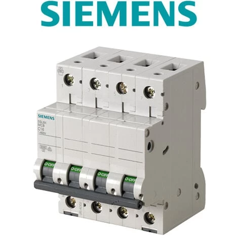 Disjoncteur Tetrapolaire 20A Courbe C - SIEMENS - SIEMENS 1 Disjoncteur Tetrapolaire 20A Courbe C - SIEMENS - SIEMENS