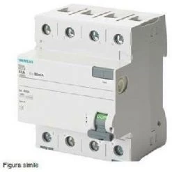 SIEMENS Differential Interruptioner 4 PÔles 63a 500ma Ac Type 5sv4746-0