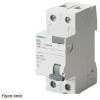 SIEMENS Differentiel 2 PÔles 40a 300a Type Ac 5sv4614-0