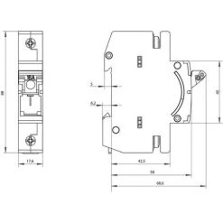 Siemens 5SG76110KK16 Interrupteur-sectionneur à Fusibles Taille Du Fusible = D01 16 A 230 V 1 Pc(s) -SIEMENS Soldes 2022 12230805 3