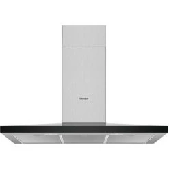 Hotte Décorative Murale 90cm 610m3/h Inox - Lc96qfm50 - Siemens - Inox