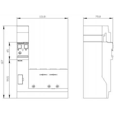 Siemens RCD310 Module Différentiel Pour 3VA11 4 Pôles 160A 3VA91140RS10 2 Siemens RCD310 Module Différentiel Pour 3VA11 4 Pôles 160A 3VA91140RS10 – Image 2