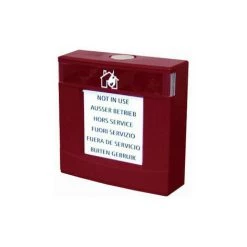 Rouge Cas De Siemens, Avec Le Verre Et La Clé De Lutte Contre L'Incendie A5Q00004023