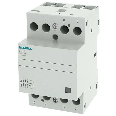Siemens INSTA Contacteur 4 Contacts NO 40A 24VAC 3M 5TT58402 1 Siemens INSTA Contacteur 4 Contacts NO 40A 24VAC 3M 5TT58402