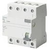 Siemens Interrupteur Différentiel Pur 4 Pôles 25A 30mA AC Type 4 Modules 5SV43420