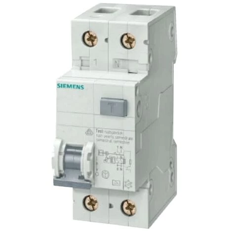 Siemens 1P+N 20A 30mA Disjoncteur Différentiel Type A 6kA 2 Modules 5SU13567KK20 1 Siemens 1P+N 20A 30mA Disjoncteur Différentiel Type A 6kA 2 Modules 5SU13567KK20