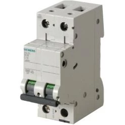 Interrupteur Magnétothermique Siemens 2P 16A 4.5 KA Type C-2 Modules