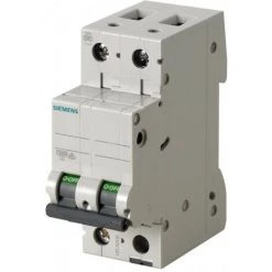 Interrupteur Magnétothermique Siemens 2P 16A 6 Ka Type C-2 Modules