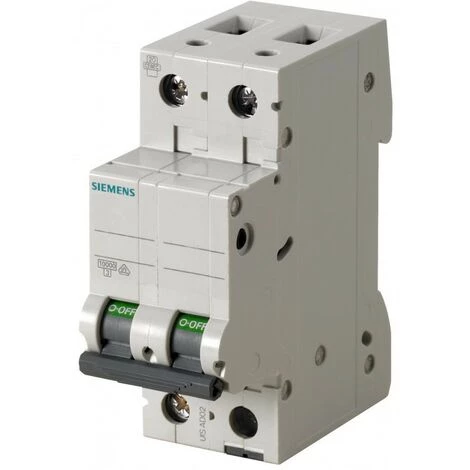 Interrupteur Magnétothermique Siemens 2P 40A 6 Ka Type C-2 Modules 1 Interrupteur Magnétothermique Siemens 2P 40A 6 Ka Type C-2 Modules
