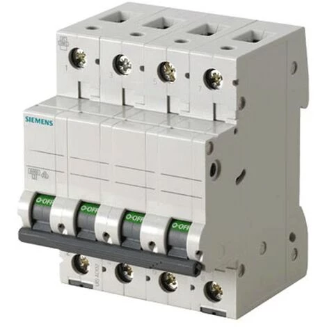 Interrupteur Magnétothermique Siemens 4P 50A 6 Ka Type C 4 Modules 1 Interrupteur Magnétothermique Siemens 4P 50A 6 Ka Type C 4 Modules