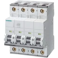 Interrupteur Magnétothermique Siemens 4P 63A) 15kA Type C 4 Modules