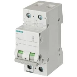 Siemens 2P 32A Interrupteur-sectionneur à 2 Modules 5TL12320
