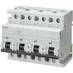 Interrupteur Magnétothermique Siemens 4P 80A 10kA C De Type 6 Modules