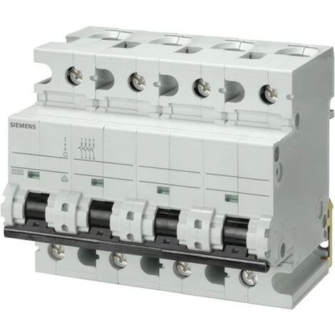 Interrupteur Magnétothermique Siemens 4P 80A 10kA C De Type 6 Modules 1 Interrupteur Magnétothermique Siemens 4P 80A 10kA C De Type 6 Modules