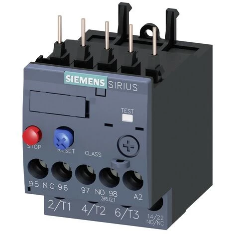 Relais De Surcharge Siemens Pour La Série S00 2.2-3.2A 3RU21161DB0 1 Relais De Surcharge Siemens Pour La Série S00 2.2-3.2A 3RU21161DB0