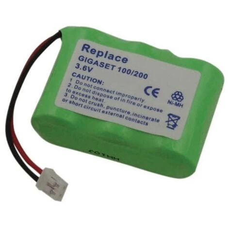 BATTERIE 3,6V-600MAH NIMH ACCU TELEPHONE SANS FIL POUR TV AUDIO TELEPHONIE SIEMENS - 9605866 1 BATTERIE 3,6V-600MAH NIMH ACCU TELEPHONE SANS FIL POUR TV AUDIO TELEPHONIE SIEMENS - 9605866