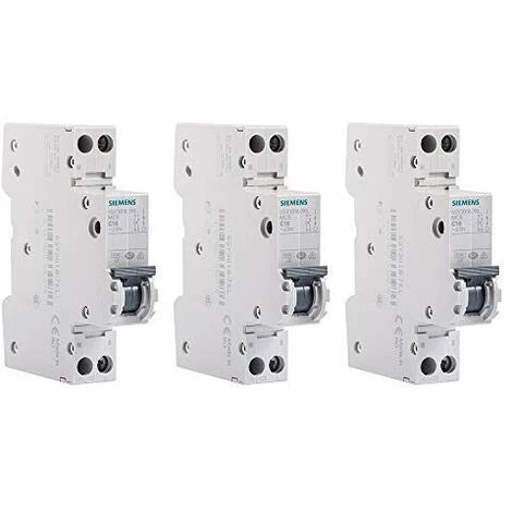 5SY3010-7KL LOT 3 DISJONCTEURS MODULAIRES 230V, 4,5kA, 1+N POLES, COURBE C, 10A - SIEMENS - SIEMENS 1 5SY3010-7KL LOT 3 DISJONCTEURS MODULAIRES 230V, 4,5kA, 1+N POLES, COURBE C, 10A - SIEMENS - SIEMENS