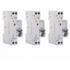5SY3020-7KL LOT 3 DISJONCTEURS MODULAIRES 230V, 4,5kA, 1+N POLES, COURBE C, 20A - SIEMENS - SIEMENS