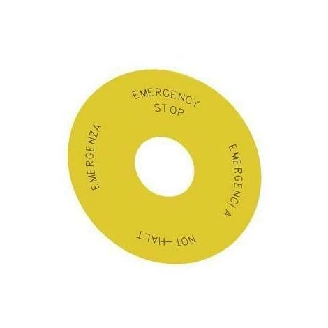 SIEMENS Plaque Jaune D'urgence En 4 Langues 3su19000bc310nb0 1 SIEMENS Plaque Jaune D'urgence En 4 Langues 3su19000bc310nb0