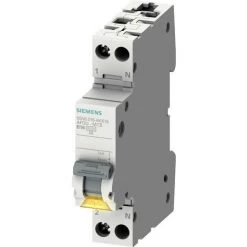 Siemens 5SV60167KK16 Disjoncteur Contre Lincendie Taille Du Fusible = 1 2 Pôles 16 A 230 V 1 Pc(s) - Blanc