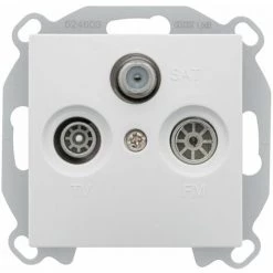 Prise TV FM SAT BLANC Siemens DELTA VIVA - SIEMENS - SIEMENS