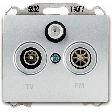 Prise TV/FM/SAT Alu Silver IRIS - SIEMENS - SIEMENS 1 Prise TV/FM/SAT Alu Silver IRIS - SIEMENS - SIEMENS