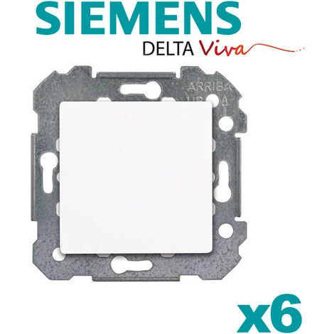 Lot De 6 Va & Vient BLANC Siemens DELTA VIVA - SIEMENS - SIEMENS 1 Lot De 6 Va & Vient BLANC Siemens DELTA VIVA - SIEMENS - SIEMENS