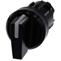 Commutateur à Manette Siemens 3SU1002-2BL10-0AA0 Levier Noir 2 X 45 ° 1 Pc(s)