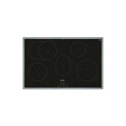 Siemens EH845BFB1E - Noir - Acier Inoxydable - Built-in (placement) - Plaque Avec Zone à Induction - Verre-céramique - 4 Zone(s) - Acier Inoxydable (EH845BFB1E)