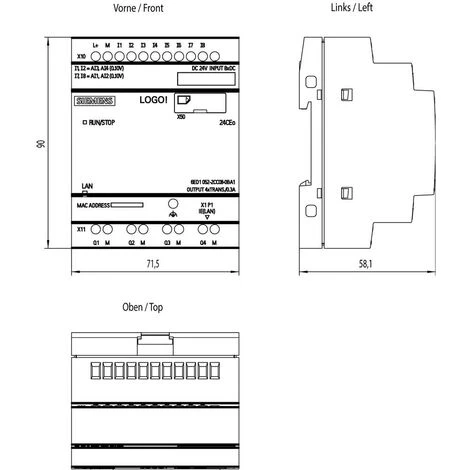 Module De Commande Siemens 6ED1052-2CC08-0BA1 24 V/DC 2 Module De Commande Siemens 6ED1052-2CC08-0BA1 24 V/DC – Image 2