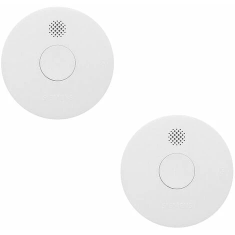 Lot De 2 Détecteurs De Fumée 5TC1292-6 NF Autonomie 5 Ans / Garantie 3 Ans - SIEMENS - SIEMENS 1 Lot De 2 Détecteurs De Fumée 5TC1292-6 NF Autonomie 5 Ans / Garantie 3 Ans - SIEMENS - SIEMENS