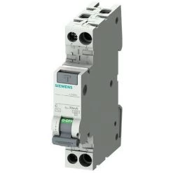 Magnétothermique Différentiel Siemens 6A 4,5KA 1P+N Type A 30ma 5SV13137KK06