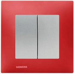 Double Va-et-Vient Silver Delta Viva + Plaque Rouge - SIEMENS - SIEMENS