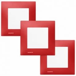 LOT De 3 Va-et-Vient Blanc Delta Viva + Plaques Rouge - SIEMENS - SIEMENS