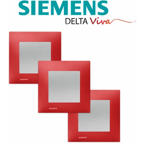 LOT 3 Va Et Vient Silver Delta Viva + Plaque Rouge - SIEMENS - SIEMENS 2 LOT 3 Va Et Vient Silver Delta Viva + Plaque Rouge - SIEMENS - SIEMENS – Image 2