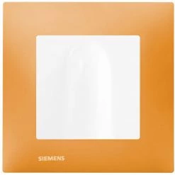 Sortie De Cable Blanc Delta Viva + Plaque Orange - SIEMENS - SIEMENS