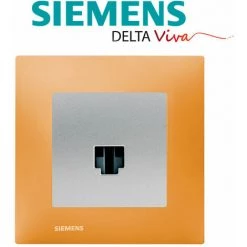 Prise RJ45 Silver Delta Viva + Plaque Orange - SIEMENS - SIEMENS 4 Prise RJ45 Silver Delta Viva + Plaque Orange - SIEMENS - SIEMENS -SIEMENS Soldes 2022 3124237 2