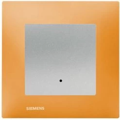 Va Et Vient à Voyant Silver Delta Viva + Plaque Orange - SIEMENS - SIEMENS
