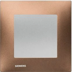 Va Et Vient Silver Delta Viva + Plaque Métal Marron - SIEMENS - SIEMENS