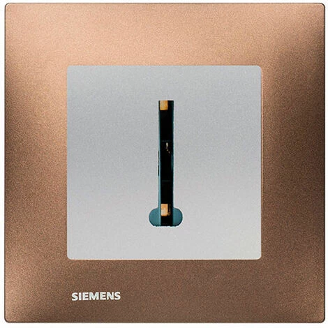 Prise Téléphone Silver Delta Viva + Plaque Métal Marron - SIEMENS - SIEMENS 1 Prise Téléphone Silver Delta Viva + Plaque Métal Marron - SIEMENS - SIEMENS