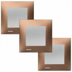 LOT 3 Va Et Vient Silver Delta Viva + Plaque Métal Marron - SIEMENS - SIEMENS
