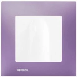 Sortie De Cable Blanc Delta Viva + Plaque Violet - SIEMENS - SIEMENS