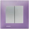 Double Va Et Vient Silver Delta Viva + Plaque Violet - SIEMENS - SIEMENS