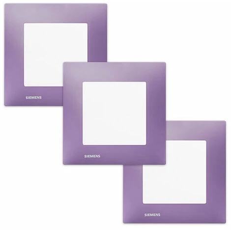 LOT 3 Va Et Vient Blanc Delta Viva + Plaque Violet - SIEMENS - SIEMENS 1 LOT 3 Va Et Vient Blanc Delta Viva + Plaque Violet - SIEMENS - SIEMENS