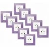 LOT 10 Prise 2P+T Blanc Delta Viva + Plaque Violet - SIEMENS - SIEMENS