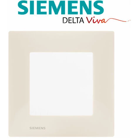 Va Et Vient Blanc Delta Viva + Plaque Beige - SIEMENS - SIEMENS 2 Va Et Vient Blanc Delta Viva + Plaque Beige - SIEMENS - SIEMENS – Image 2