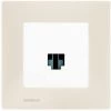 Prise RJ45 Blanc Delta Viva + Plaque Beige - SIEMENS - SIEMENS