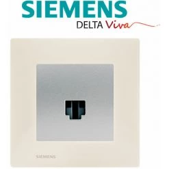 Prise RJ45 Silver Delta Viva + Plaque Beige - SIEMENS - SIEMENS -SIEMENS Soldes 2022 3124327 2